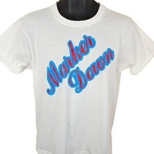 Vintage Marker Down Bar T Shirt Mens Size Medium 80s Las Vegas Made In USA